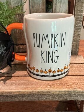 Rae Dunn PUMPKIN KING Jack Skellington Mug
